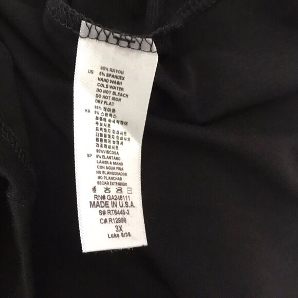 Fashion Nova Womens Top Size 3X Black Killin It Boxy Crop Tee Short Sleeve Sexy - Picture 7 of 9